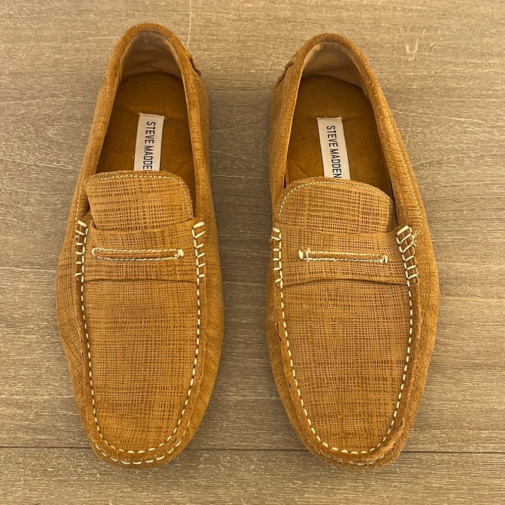 Steve Madden Mens Summer Tan Loafers
